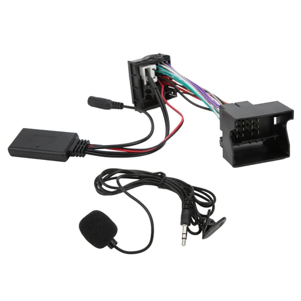 Bluetooth 5.0 AUX-kabel för bilstereo, ljudadapter för RCD310 RCD510 RNS510 med strömkabel
