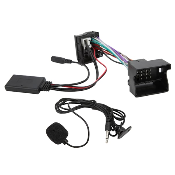 Bluetooth 5.0 AUX-kabel til bilstereoadapter, erstatning for RCD310 RCD510 RNS510 med strømledning