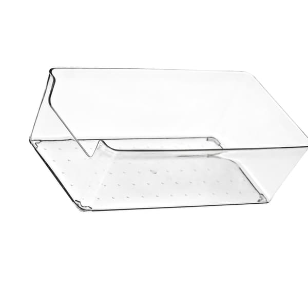 Hållbar Transparent Plast Köksförvaringslåda Liten Rektangulär Behållare