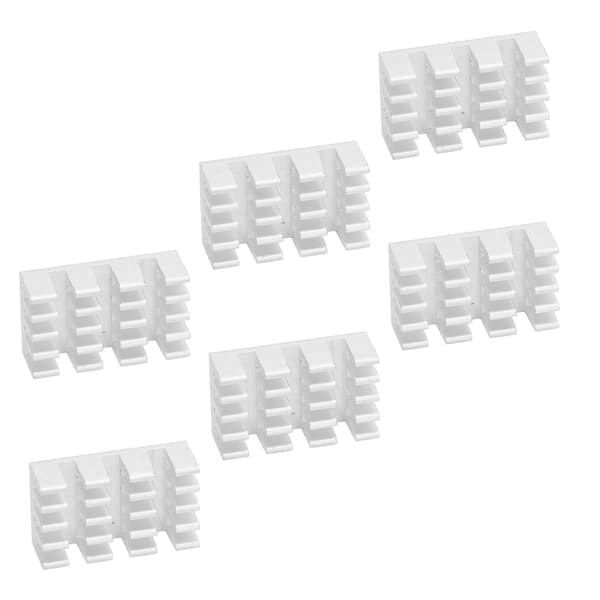80 stk. Aluminium Køleplade Modul Køleelement til Router Elektroniske Komponenter