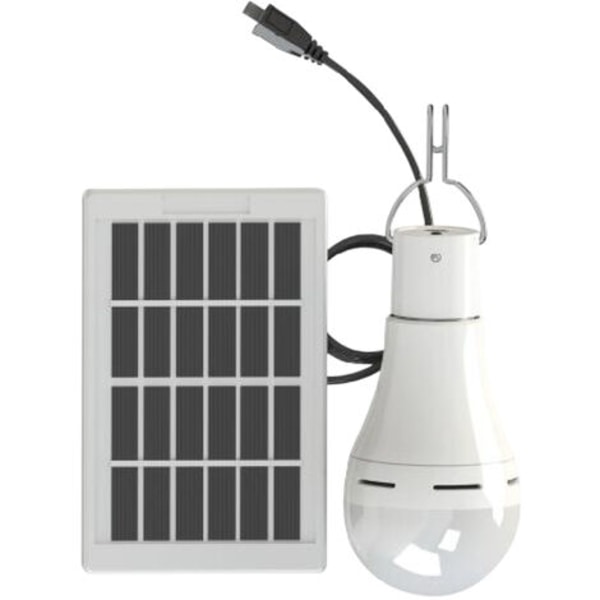 Aurinkolamppu, säädettävä kirkkaus, 3 tasoa, DC 5-6V 7W, 20 Led