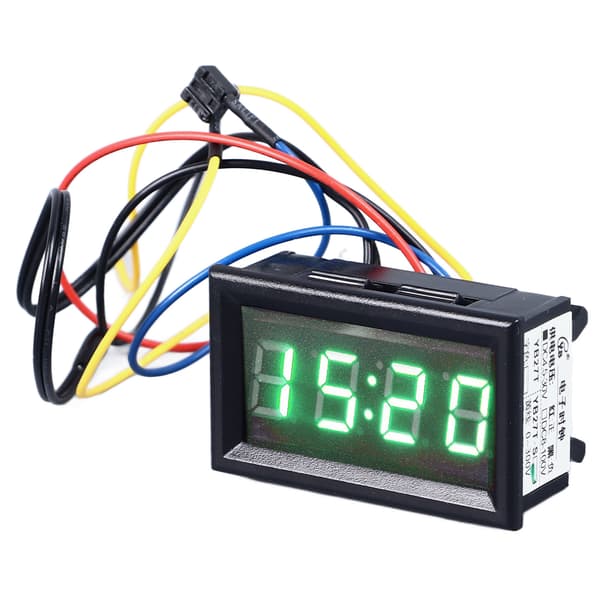 Bil Smart Digitalt Termometer 3 i 1 Natlys LED Digital Display Elektronisk Ur Voltmeter