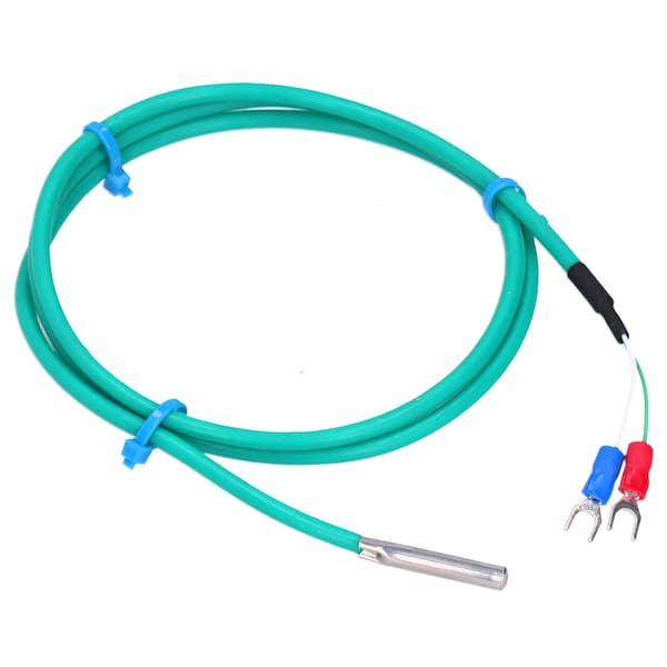 K Typ Termoelement Vattentät Silikon Temperatursensor Flexibel Grön Kabel 5x30 mm Sond 0-200℃ 2m 2 m