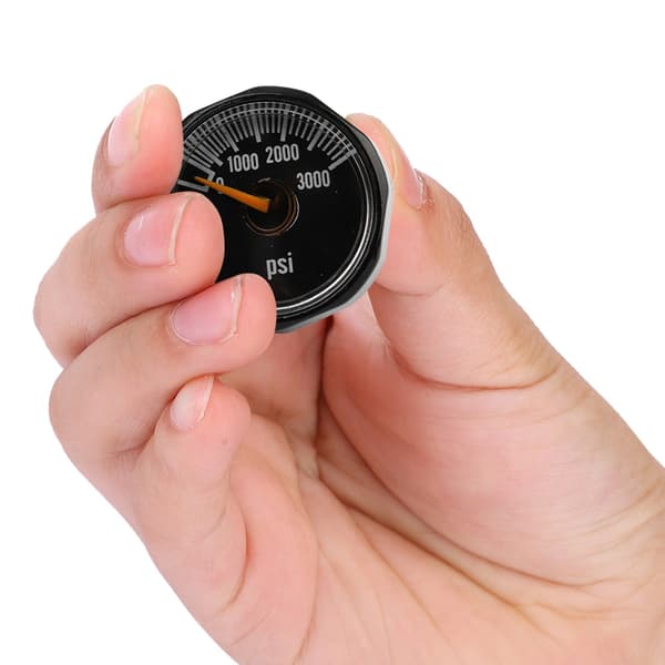 1/8NPT Precisionsventil Mini Tryckmätare Koldioxid Mikromanometer (3000PSI)