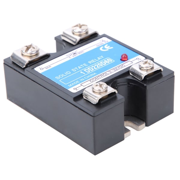 Solid State Relä DC SSR Ingång 3-32VDC Last 5-220VDC Kontrollrelä 60A