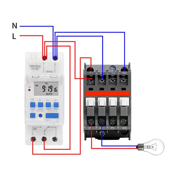Veckotimer Switch 12V DC 16A LCD-skärm Nedräkning Utbytbart Batteri