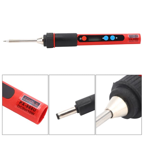 Digital temperaturjusterbar USB loddekolbe