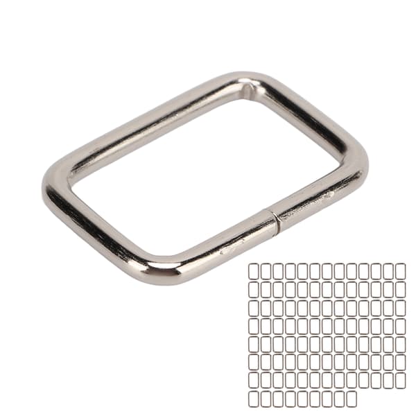 Firkantede metalspænder DIY syhardware 100 stk.