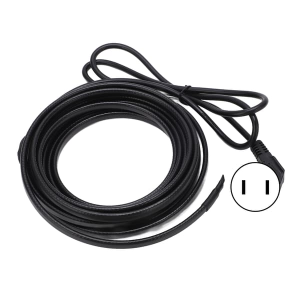 Selvregulerende varmekabel 5 meter med plugg for vinter USA Plugg 110V