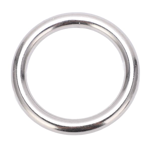 Svetsad O-ring Rostfritt Stål Rund Ring Navigation Dykning Hängmattor Väskor 10x60 mm