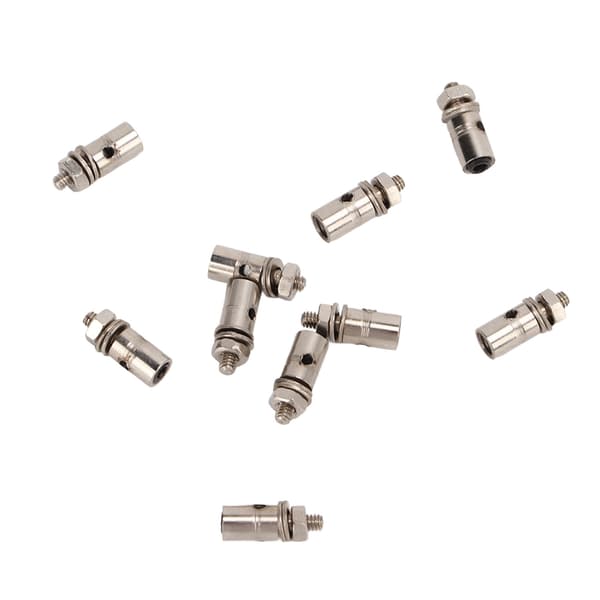 10 st 1,3 mm Servo Push Rod Connector Justerbar Länkage Stopp