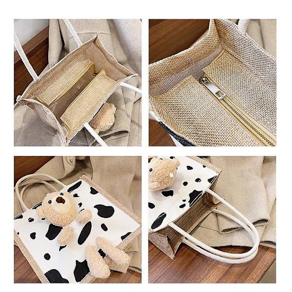 Jute Hessian Medium Shopping Bag A916-483 C