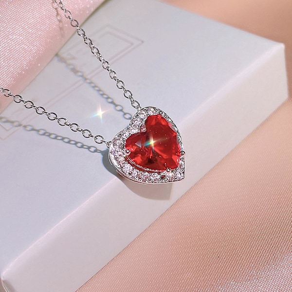 1 st/1 par kvinnor ring inlagd dekorativ multi stil hjärtform hänge halsband öronnubbar för fest A