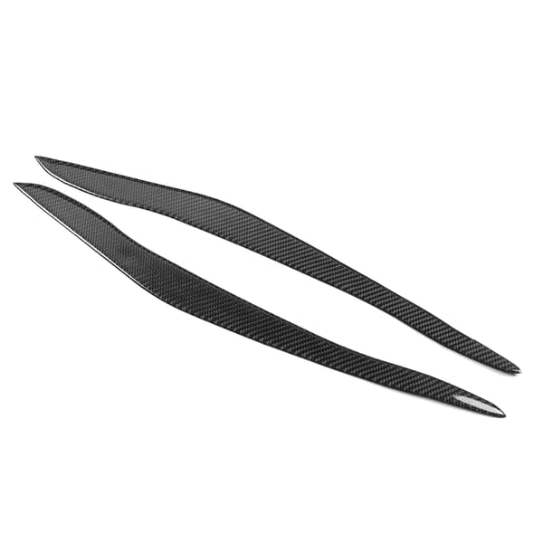 2 stk. Kulfiber Forlygte Øjenbryn Eksteriør Dekoration Passer til X5 E70 2007‑2013