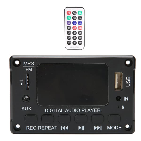 Bluetooth MP3-dekodermodul 2x40W Støtte Minnekort USB FM-radio