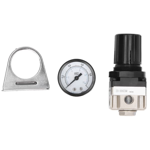 AR2000 02 G1 4 Lufttrykksregulator 0,05 0,85 MPa Justerbar Kontrollventil med Måler