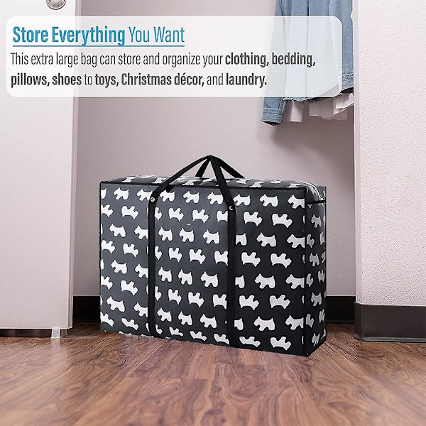 Quilt Opbevaringspose Stor Kapacitet Vandtæt Fugtsikker Moving Packing Bag XL style2