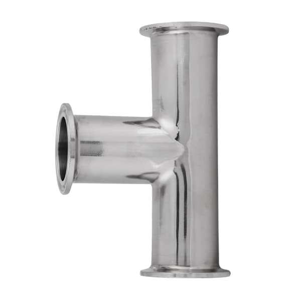 Sanitær T-stykke i rustfrit stål, 3-vejs 38x1,5 mm fitting tilbehør