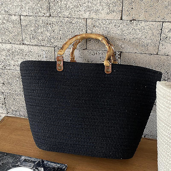 Kesäinen rantalaukku, käsintehty laukku Naisten käsilaukku L48xK27x28(cm) c93
