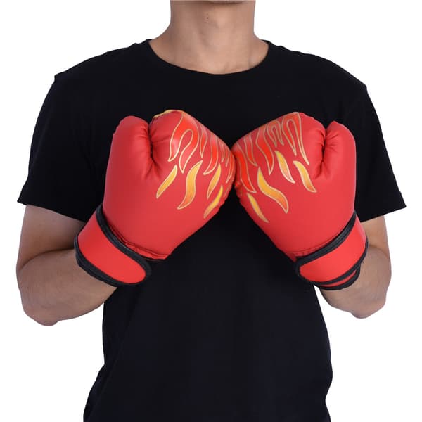 Røde Muay Thai Bokse Sparring Punching Grappling Sandbag Handsker