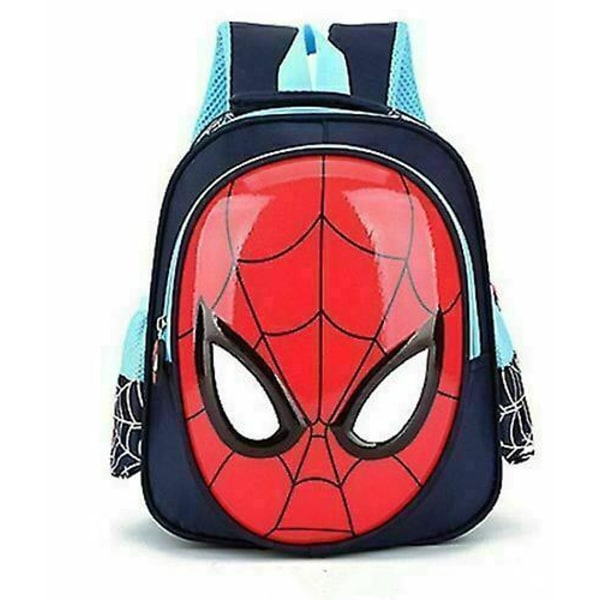 3D Vedenpitävä Spiderman Reppu Lasten Lasten Koulureppu-Tummansininen Dark blue