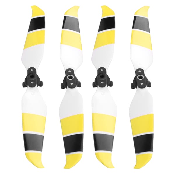Farverige propel-droner støjsvage propeller til Mavic Air 2/Air 2S tilbehør (gul sort)