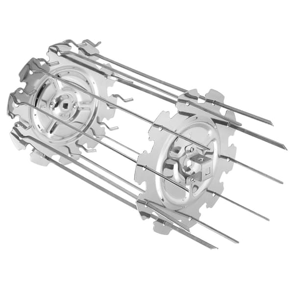 BBQ-spydsett i rustfritt stål for steking av kjøtt på grill