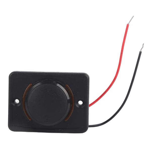 3.1A Dobbelt USB Biloplader 12V 24V Sort LED Gult Lys