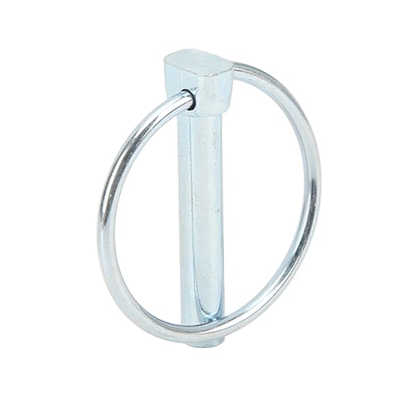 10-pack rostfria ringstiftklämmor 6 mm x 45 mm för cykel, lastbil, båt, släpvagn, traktor, länkagelås
