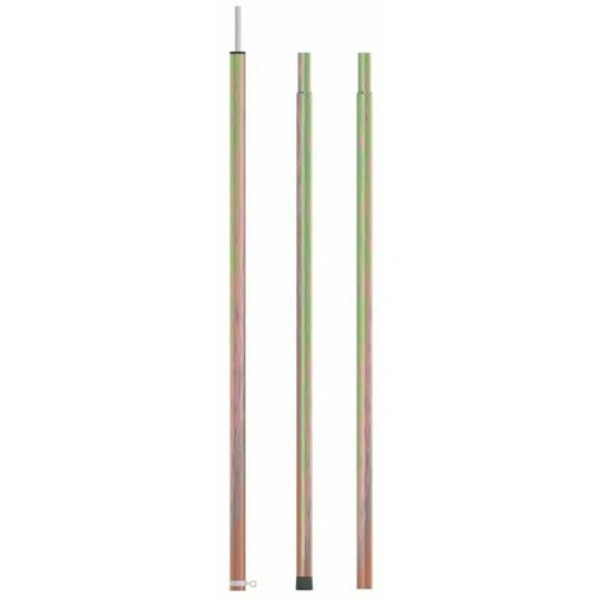 Teleskopisk tältstång längd 170-255 cm Galvaniserat stål