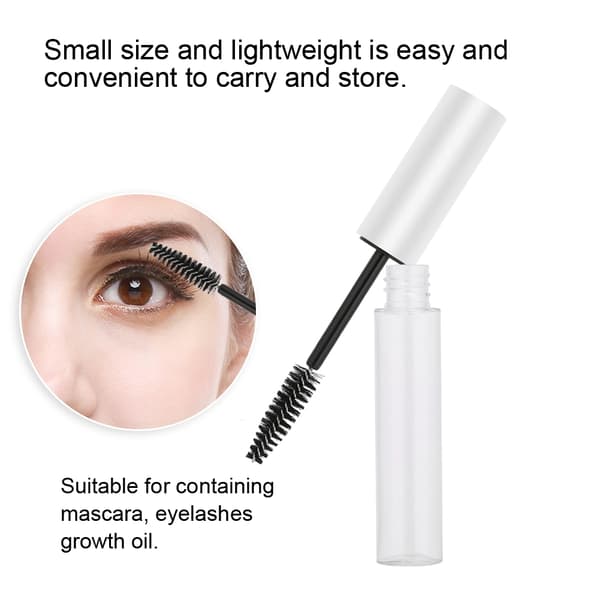 5 farver 10 ml tom mascara-rørbeholderflaske med stav #5