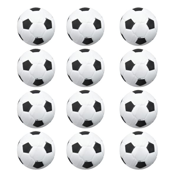 12 stk. 6,3 cm Bløde EVA Elastiske Bolde til Børnelegeplads - Trykreducerende Stressbold - Fodbold til Børn