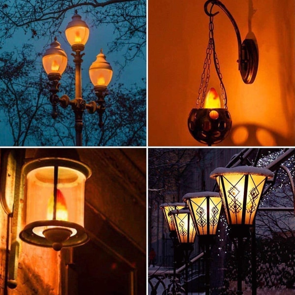 LED Candle Flame Lamp Simulering Flame Lamp