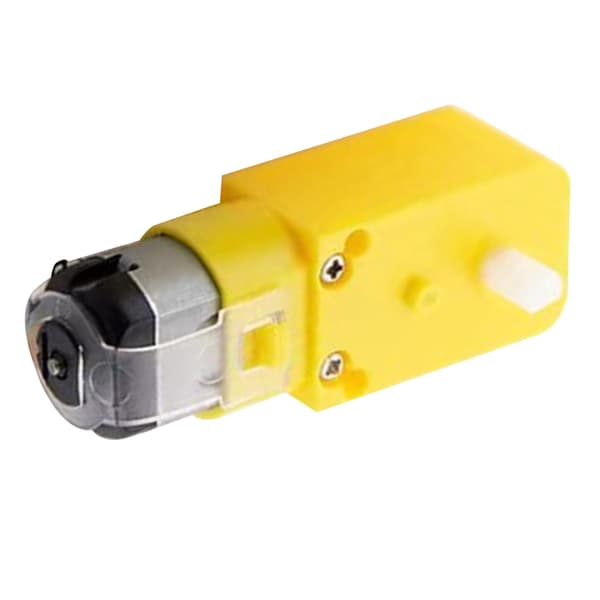 Dual Shaft DC Gear Motor Anti-Interference Elektrisk Reduktionsmotor til 4WD Bil Robot DC 3V til 6V