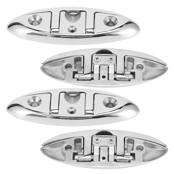4-pak rustfrit stål foldbare marinebådsklamper 6x2,1 tommer