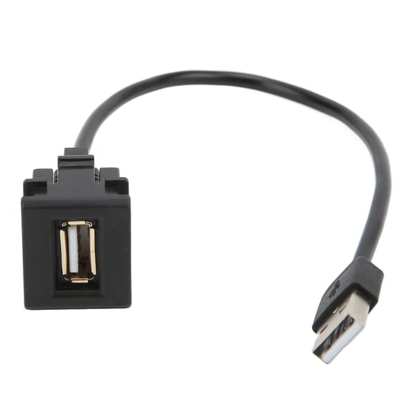 Bil Ledning USB Udgang Forlænger Han til Hun Multipel Beskyttelse 12V‑30V Input Erstatning for Camry Prius