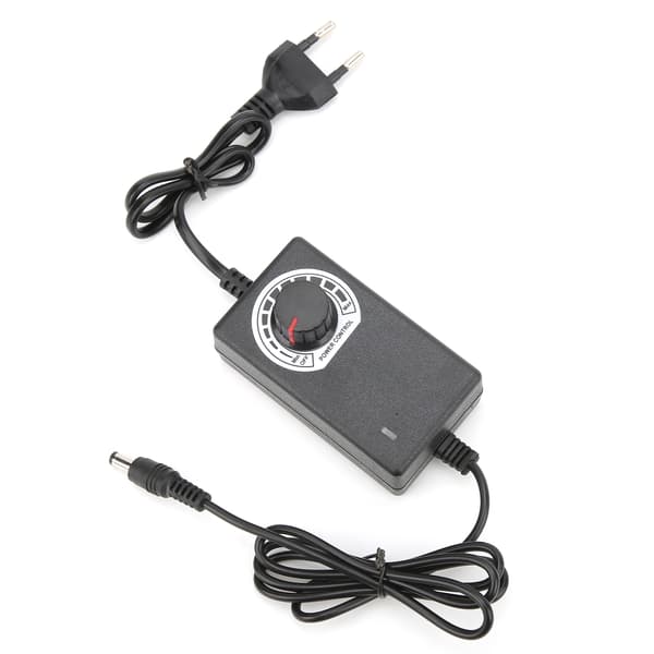 DC Motor Hastighedsregulator Justerbar Strømforsyningsadapter EU Stik 100V til 240V
