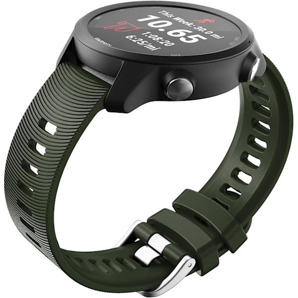 Hihna Garmin Vivomove HR / Vivoactive 3 / Vivoactive 3 Music / Forerunner 245/645 Music, 20 mm Premium silikoni QuickFit hihnat, useita värejä (A
