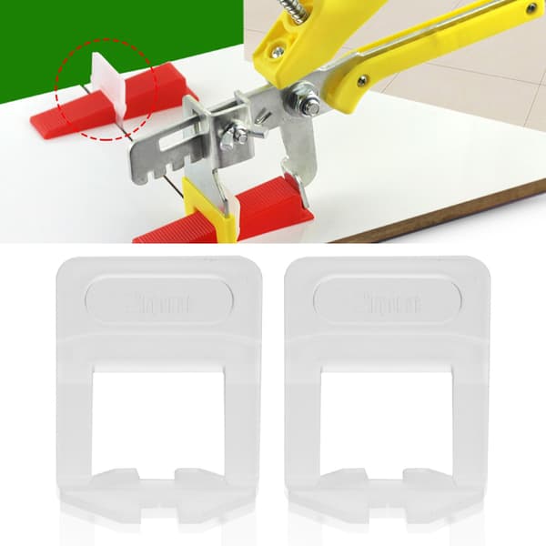 20 stk. 2 mm keramiske fliser Nivelleringssystem Base Avstandsstykker