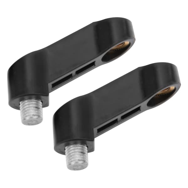 2 stk. 0,4 tommer M10 Motorcykelspejl Riser Spacer Forlænger Adapter Universelt Tilbehør