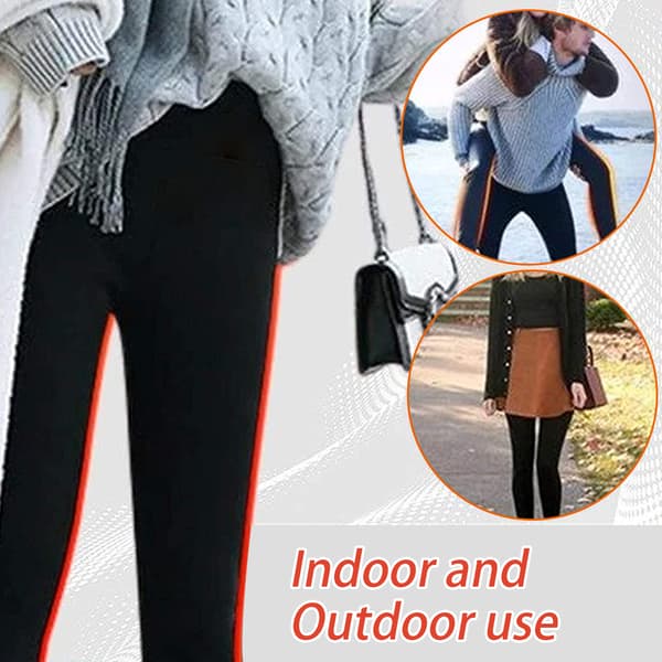 Vintervarme Cashmere Ull Leggings - Vindtette og elastiske bukser