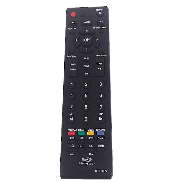 fjärrkontroll för Toshiba Se-r0377 Universal Replace Bdx2100 Bdx3100 Dvd Blu-ray Fernbedienung