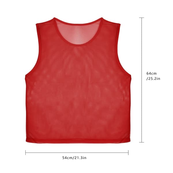 Andas Mesh Scrimmage Träningsvästar - 12 Pack