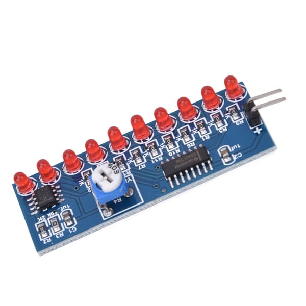 NE555 CD4017 LED Chaser Vattenflöde Ljusmodul DIY Elektronisk Krets Kit 2st