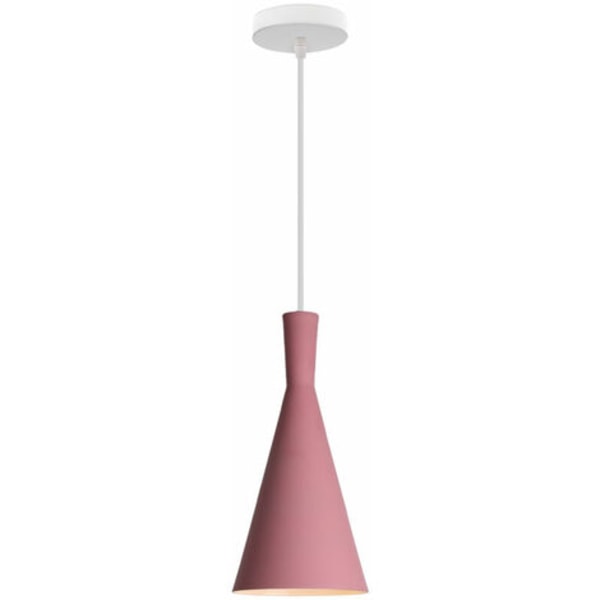 Creative Modern Pendel Ljuskrona E27 Dekorativ Pendel Lampa Vardagsrum Sovrum (Rosa) - Rosa