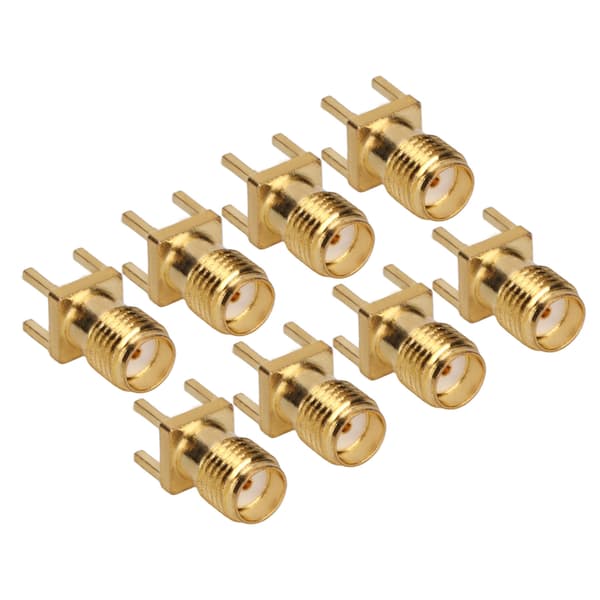 100 stk. RF koaksialkabeladapter PCB-modulmontering koaksialkontakt
