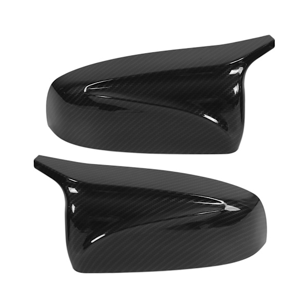 2 stk. bildør sidespeildeksler vanntett erstatning for E70 X5 2007-2013 karbonfiberstil