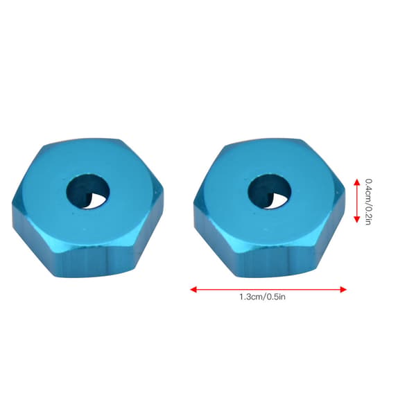7mm til 12mm sekskantmutterdriveradapter for WLtoys RC-bil