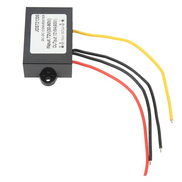 72V till 12V 5A DC Buck Converter Modul med Kabel Spänningstransformator IP67 Vattentät