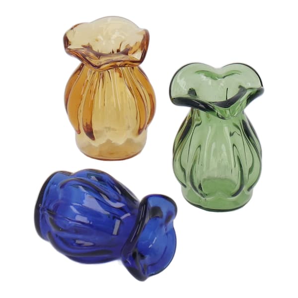 3:e Dockhus Glasvas DIY Simulerad Miniatyrvas Dockhus Landskapsdekoration Tillbehör Typ A